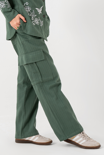 Cargo Linen Pants
