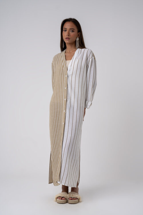 Striped Linen Dress