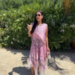 Asymmetrical Pink Bandana-Print Skirt With White Fringed Hem