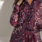 Full Sleeved Bandana Print Shirt