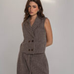 Sleeveless Bouclé Vest