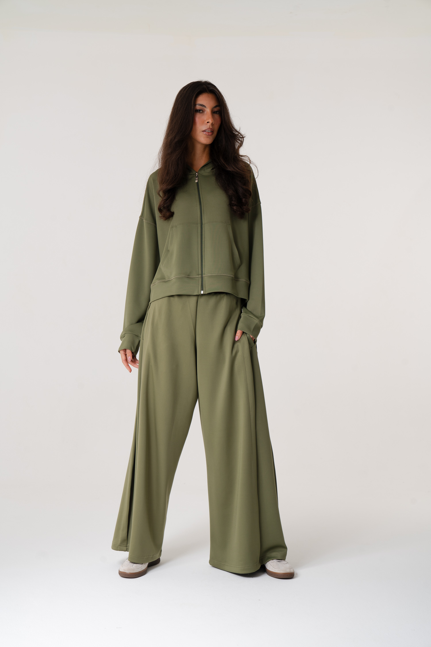 DSC02262 (1) Wide-Leg Crepe Trousers - Image 1