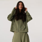 Relaxed Zip-Up Hoodie With Pockets