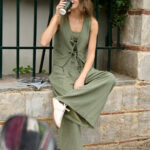 V-Neck Tie-Front Vest