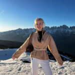 Belted Wool Blend Jacket