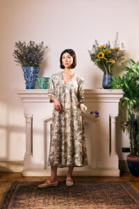 Printed Midi Dress - Image 3