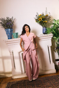 Asymmetric Linen Pants - Image 3