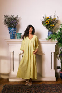 Pastel Eyelet Maxi Dress - Image 4