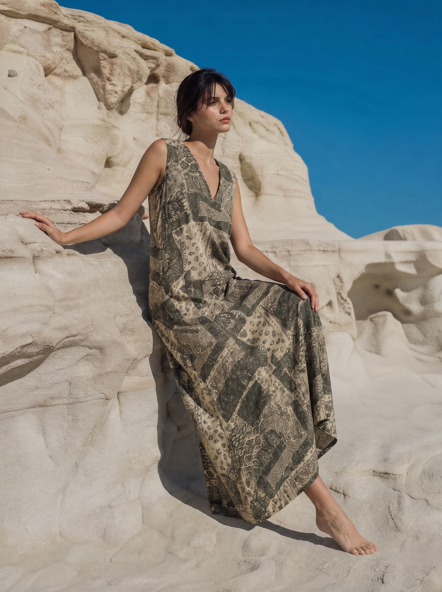 23113 Boho Maxi Dress - Image 1