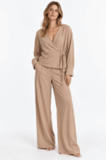 Wrap Plain Blouse