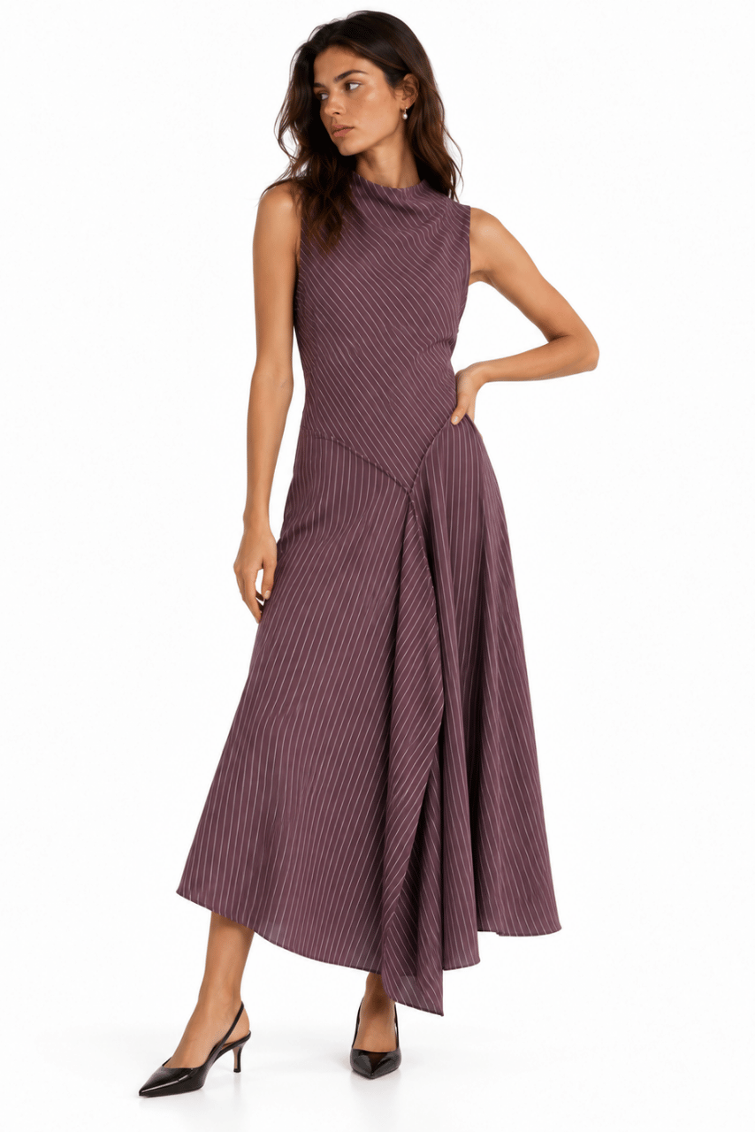 203 Striped Maxi Dress - Image 1