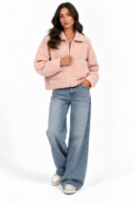 Textured Zip-Up Jacket